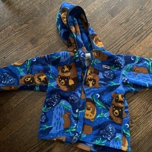 Patagonia Zip Up Bear Fleece Jacket